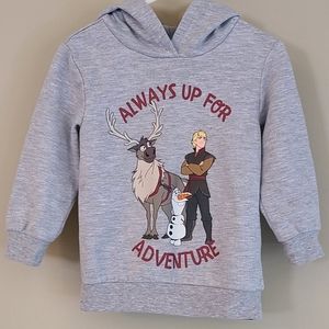 Disney Frozen II grey hooded sweatshirt